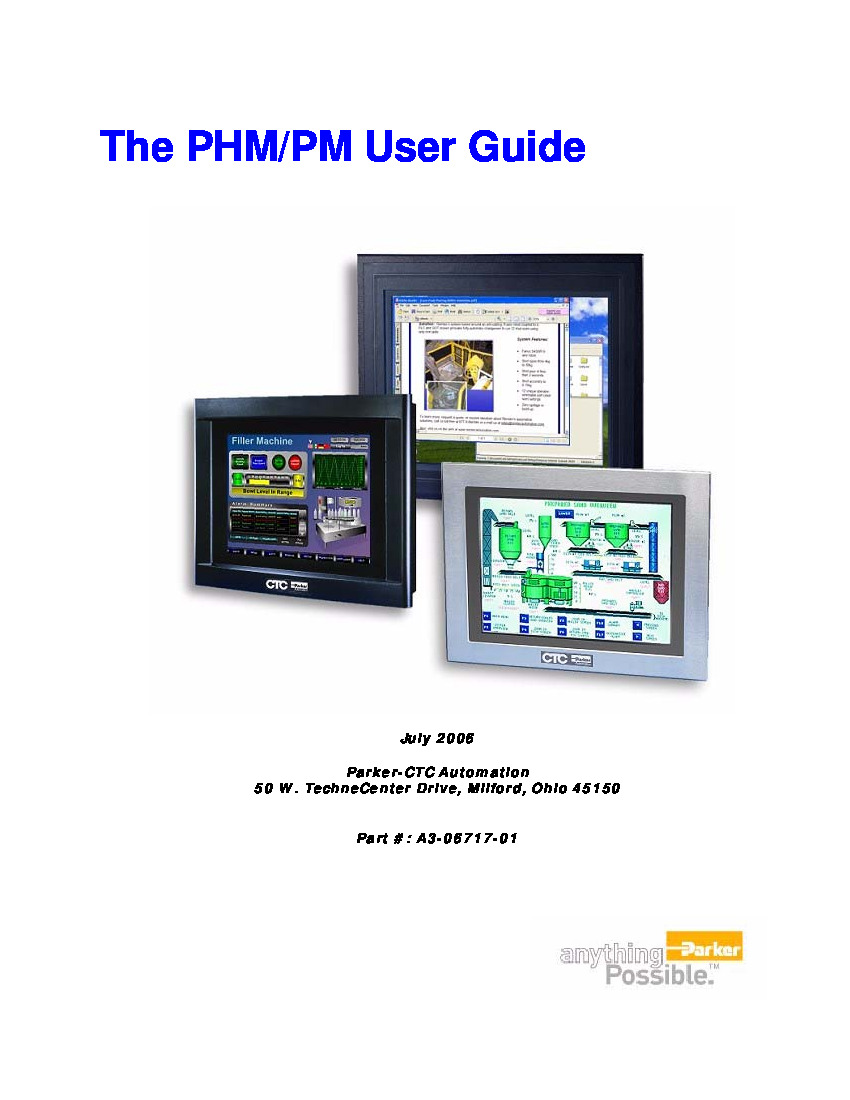 First Page Image of PM1-5E1-XD5 Manual.pdf